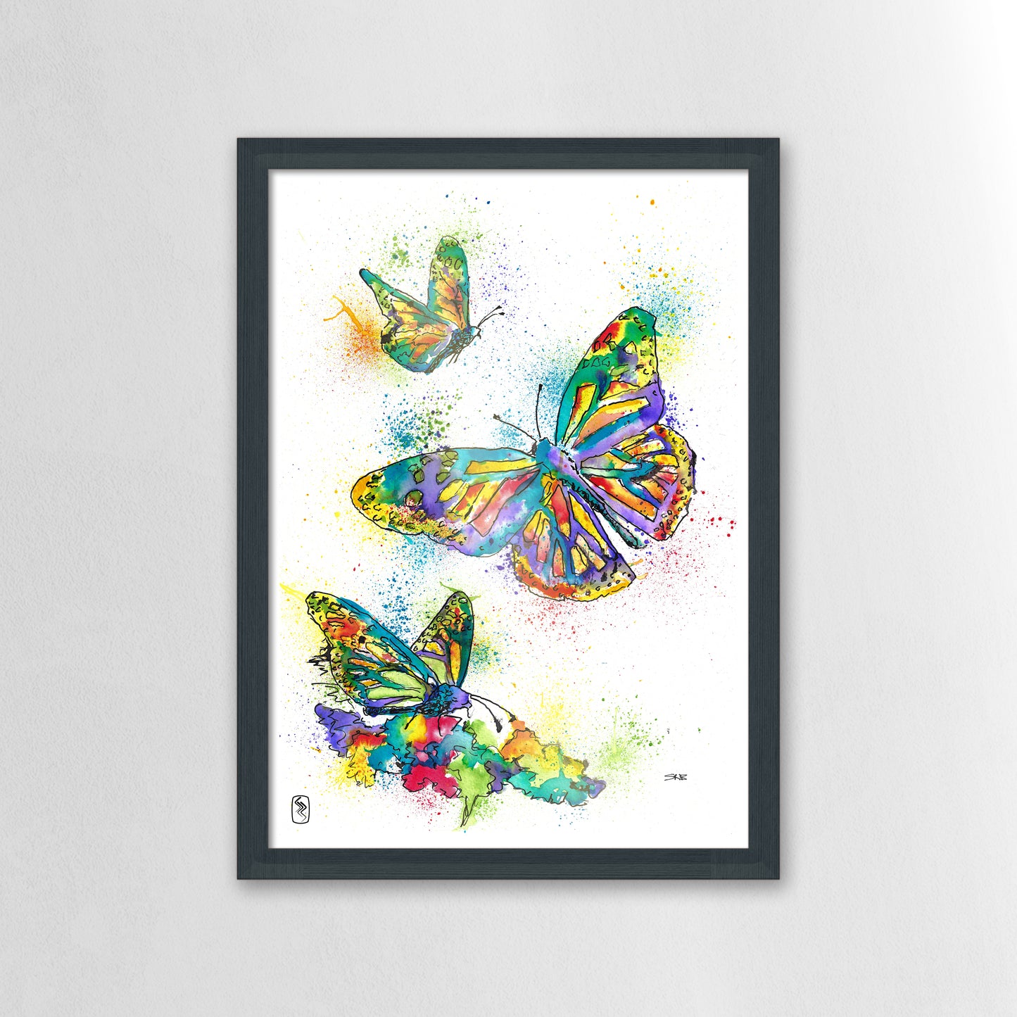 Butterflies Print - A5 / A4 / A3