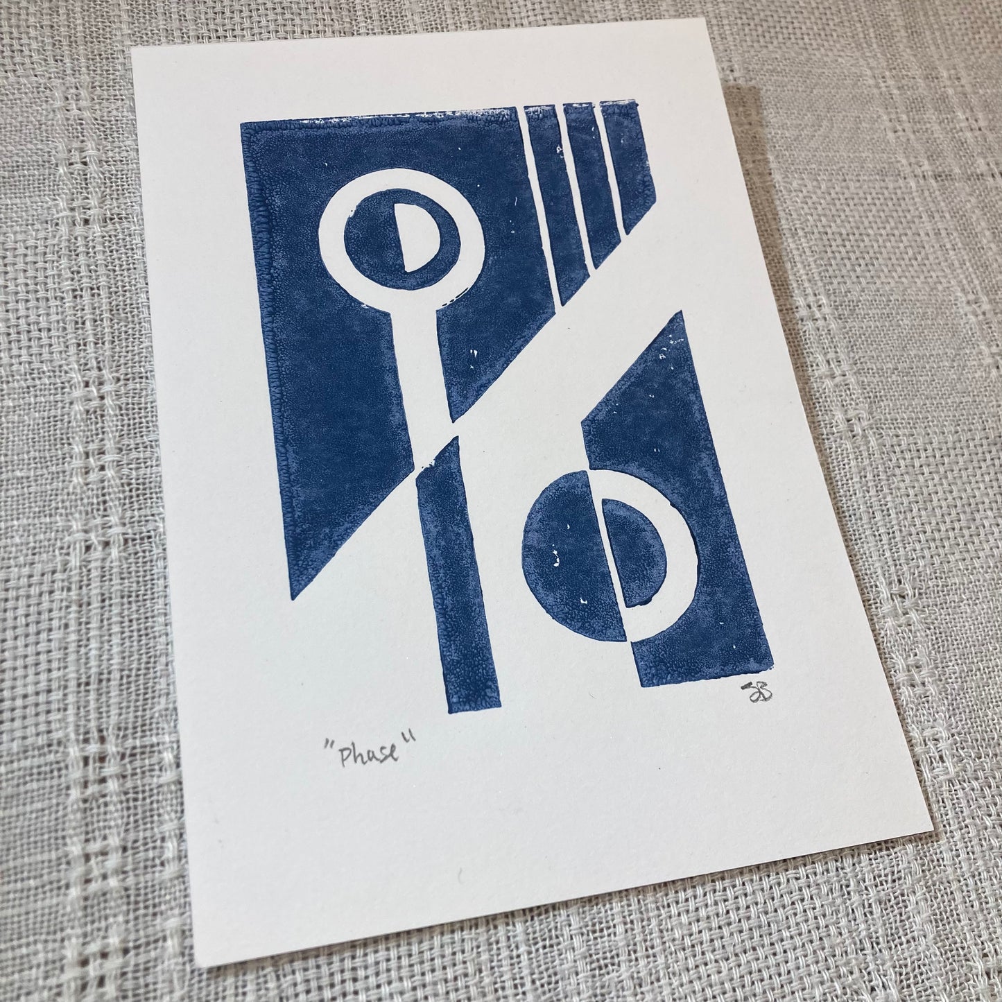 The Lunar Collection - Hand Cut and Printed Lino Prints