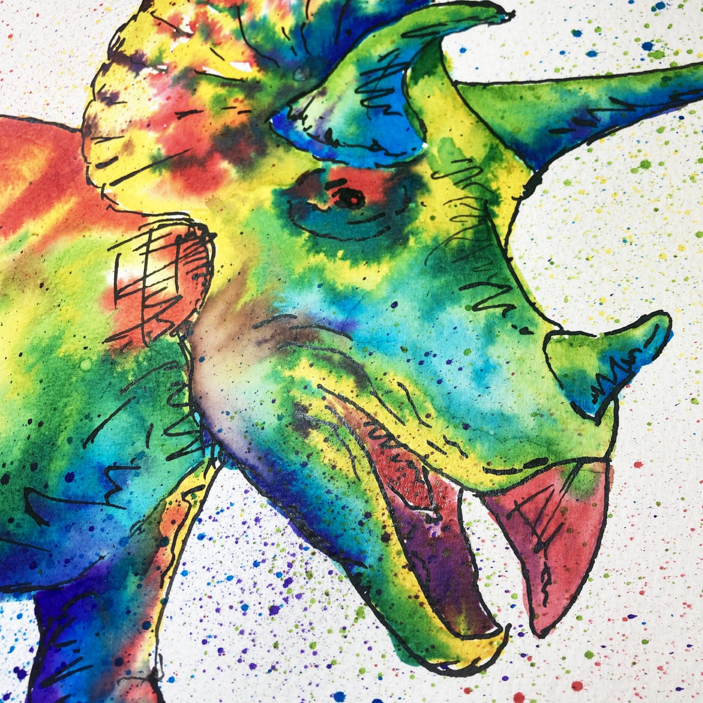 "Triceratops”  - Original Art