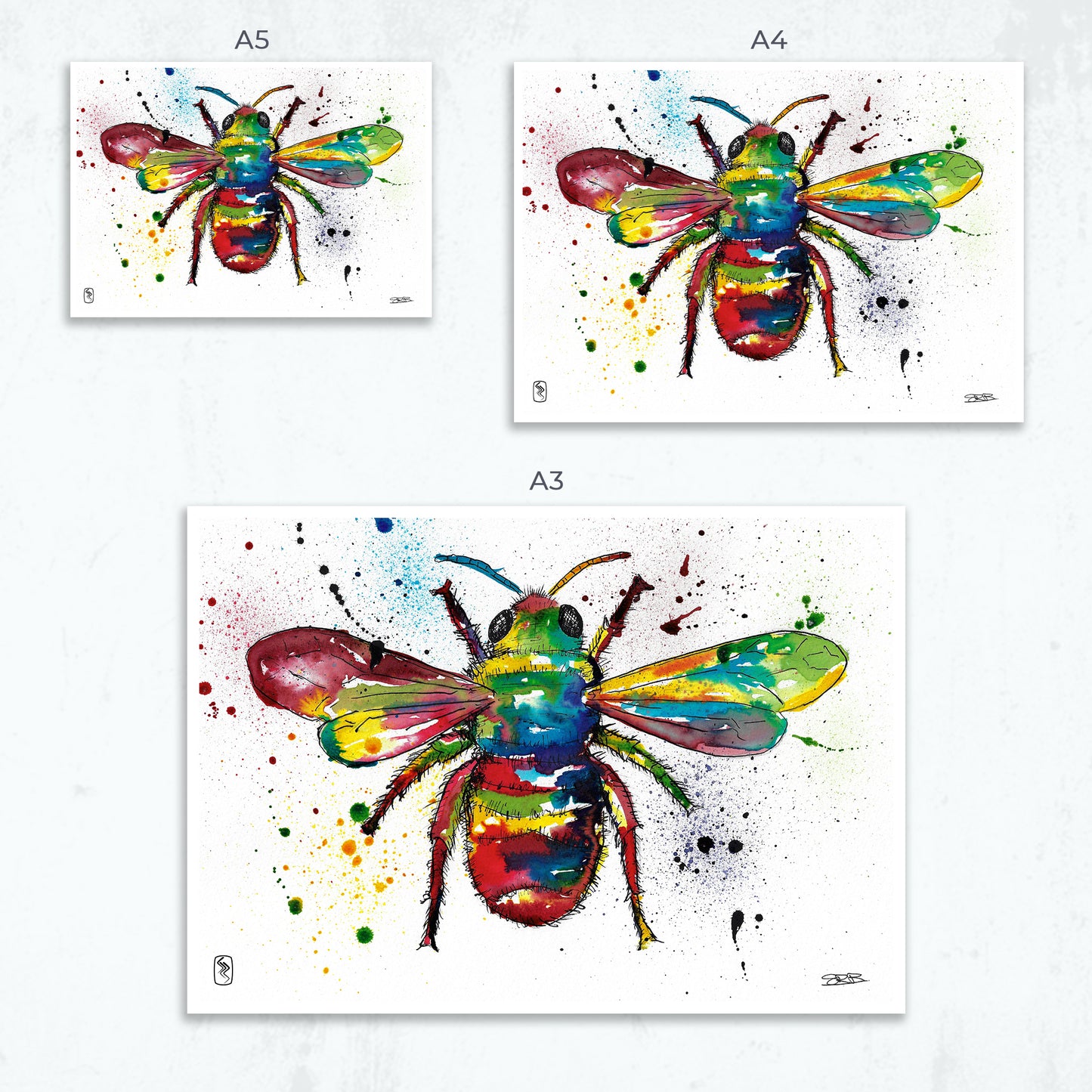 Bee Print - A5 / A4 / A3