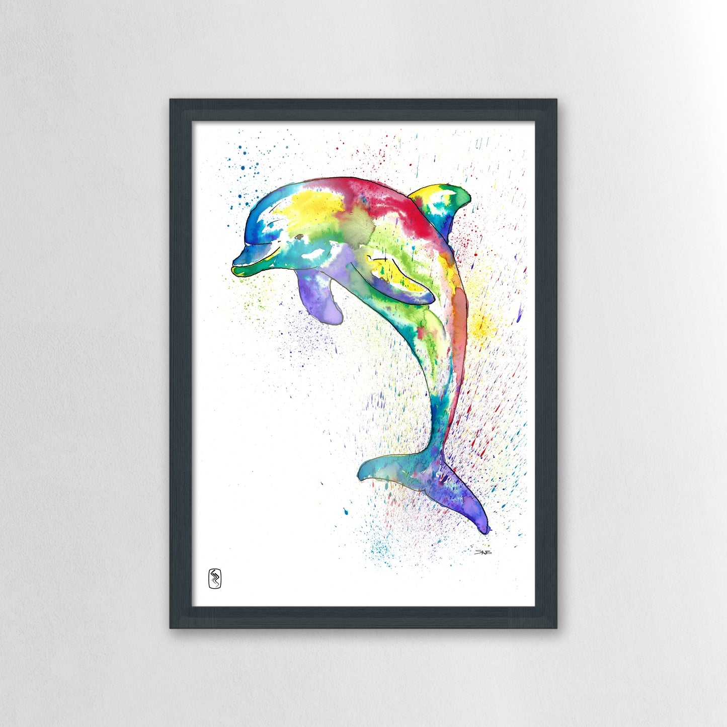 Dolphin Print - A5 / A4 / A3