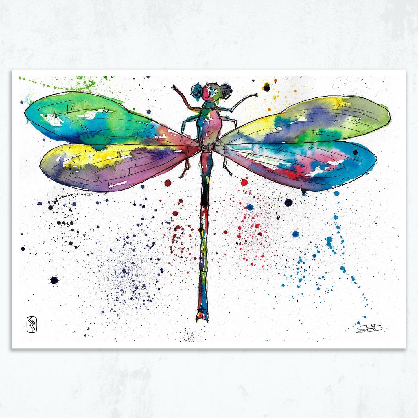Dragonfly Print - A5 / A4 / A3