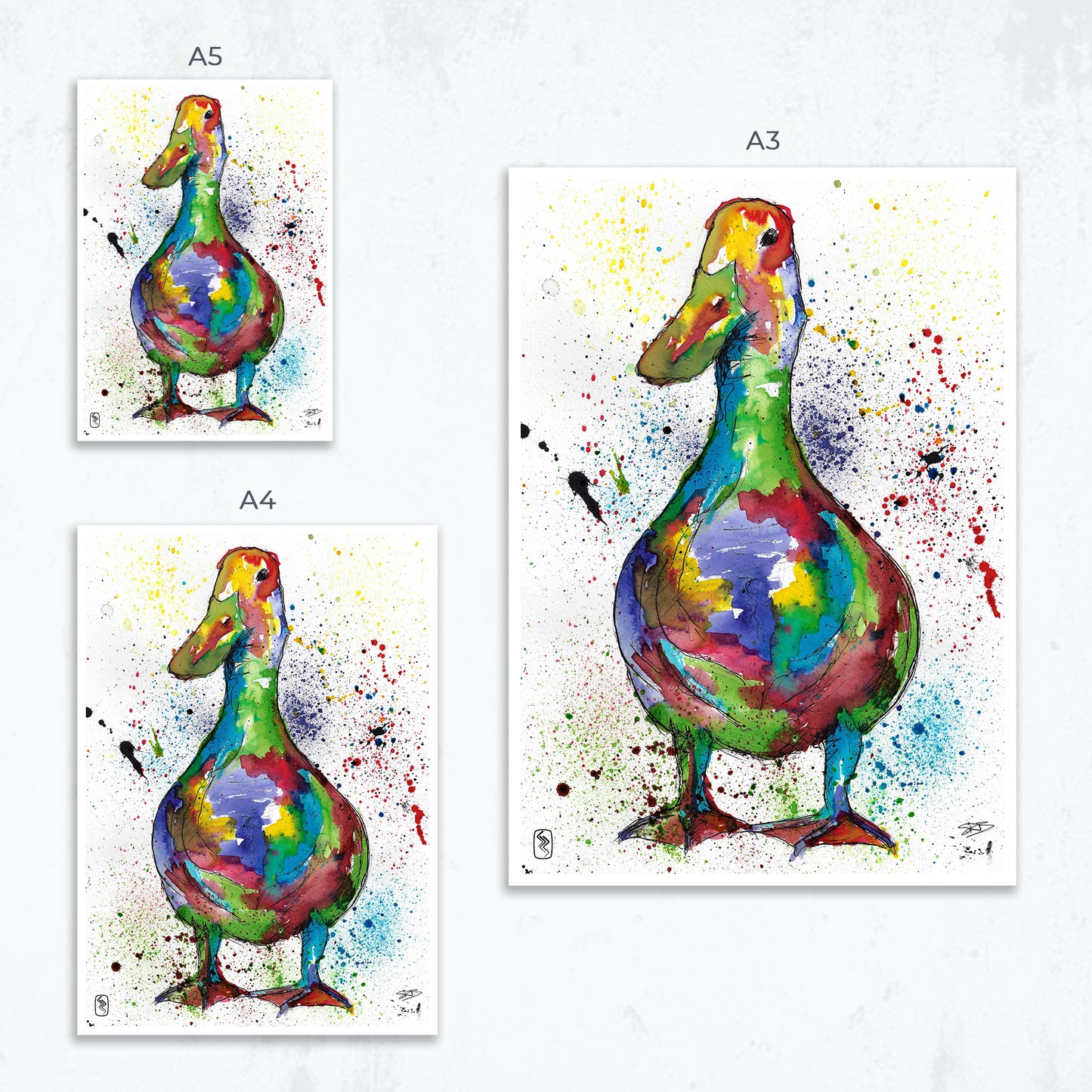 Duck Print - A5 / A4 / A3