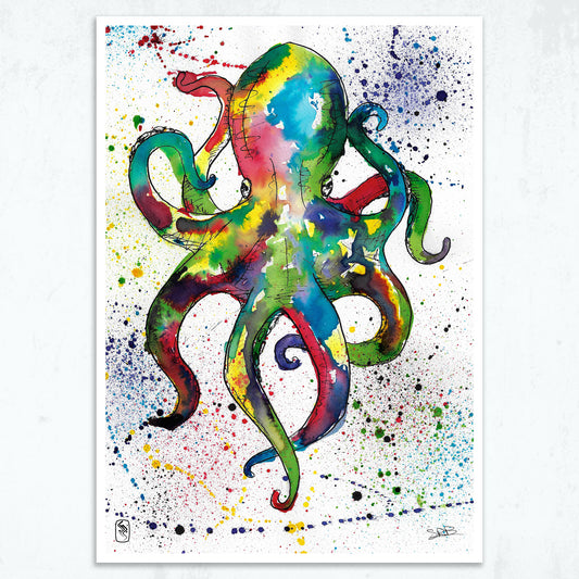 Octopus Print - A5 / A4 / A3