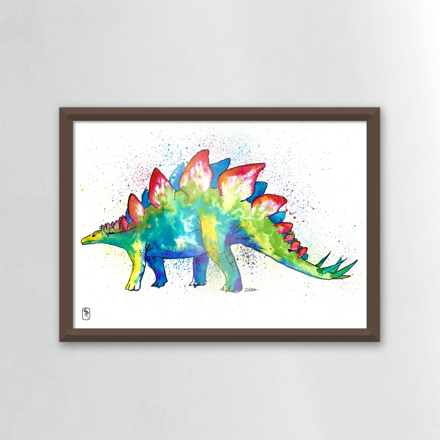Stegasaurus Print - A5 / A4 / A3