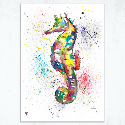 Seahorse Print - A5 / A4 / A3