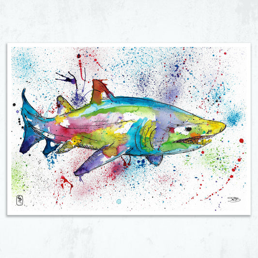 Shark Print - A5 / A4 / A3